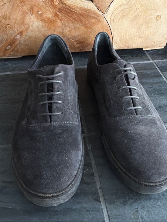 Vince Other - Vince Norris Suede Shoes in Flint grey